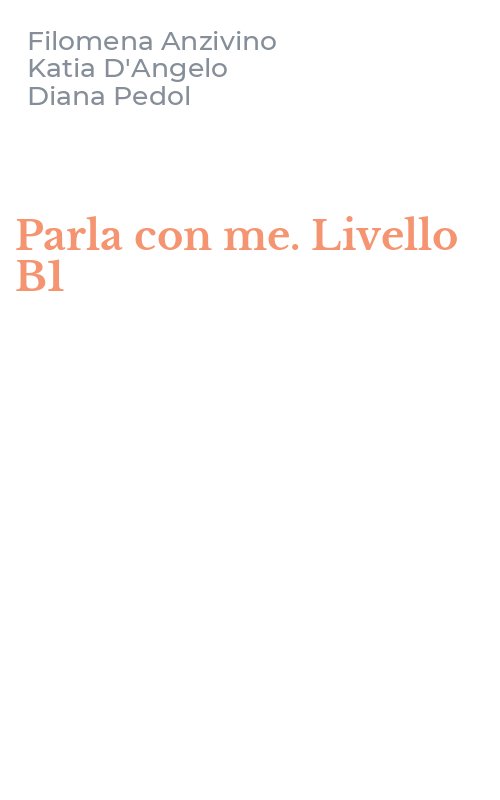 Parla con me. Livello B1
