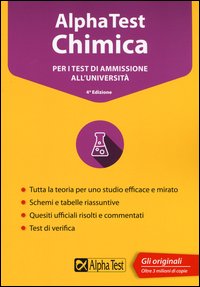 Alpha Test chimica. Per i test di ammissione all'università