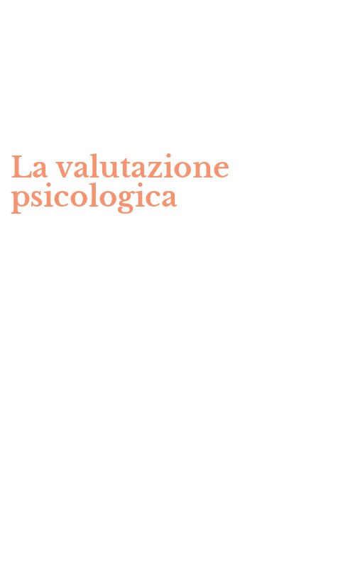 La valutazione psicologica