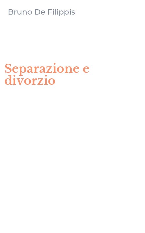 Separazione e divorzio