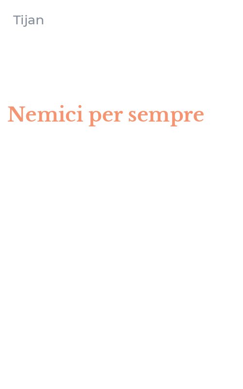 Nemici per sempre