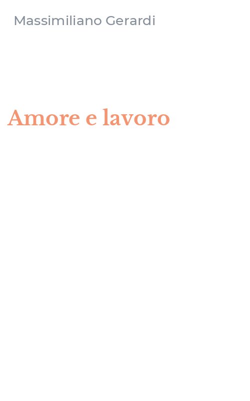 Amore e lavoro
