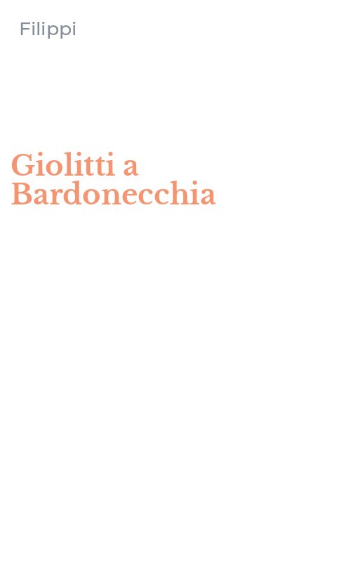 Giolitti a Bardonecchia