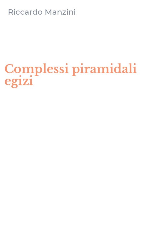 Complessi piramidali egizi