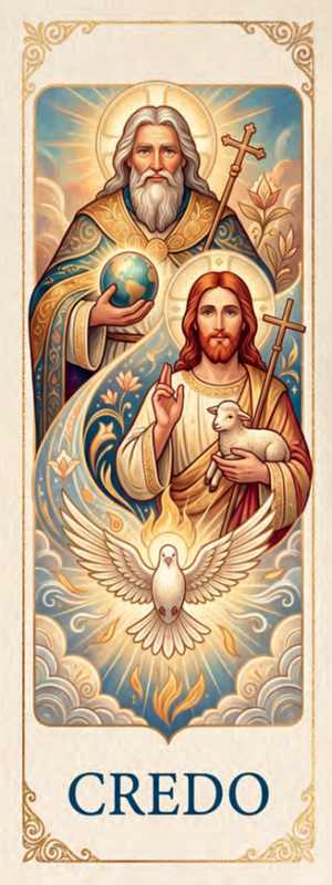 CREDO APOSTOLICO 7x18 cm