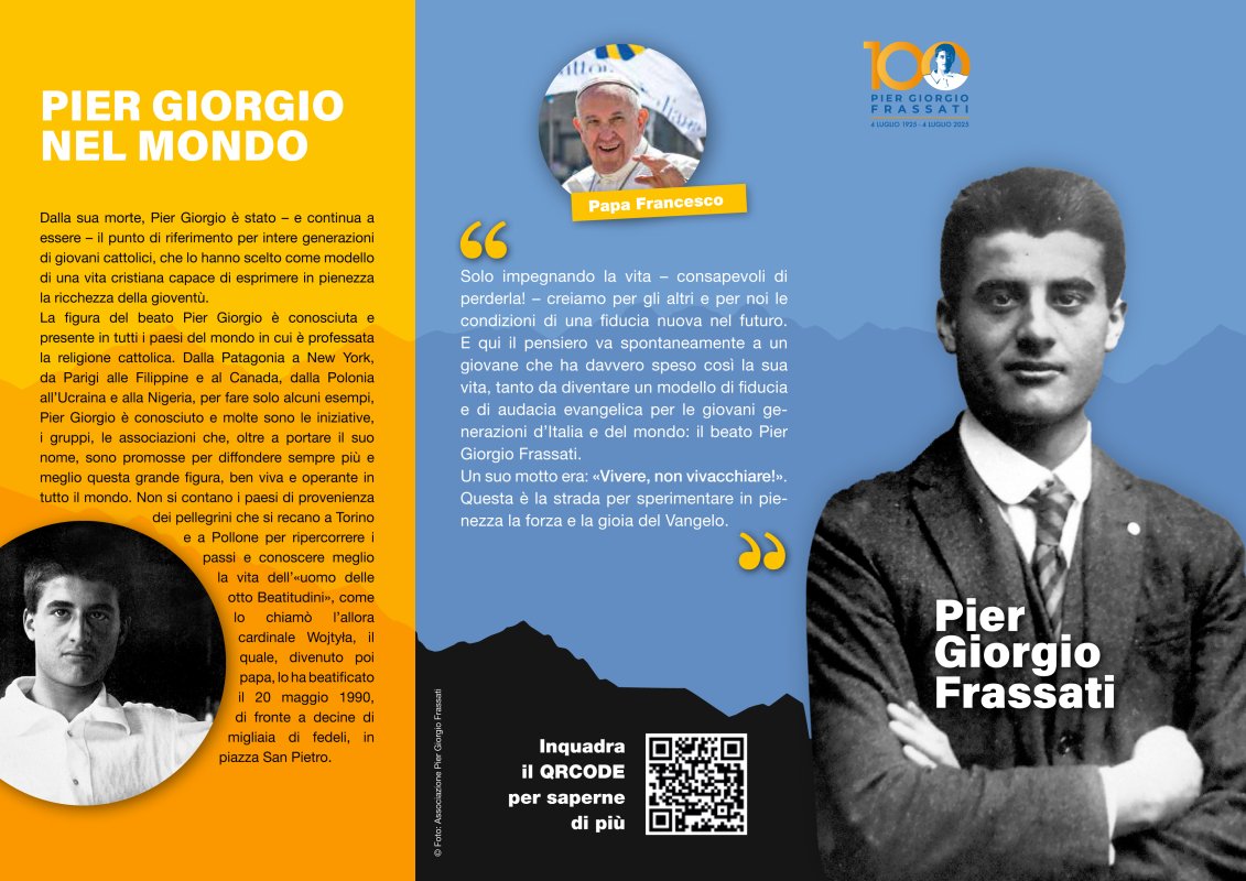 Pier Giorgio Frassati - depliant 10x21 cm