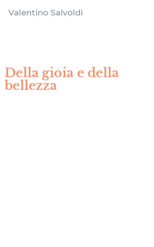 Della gioia e della bellezza
