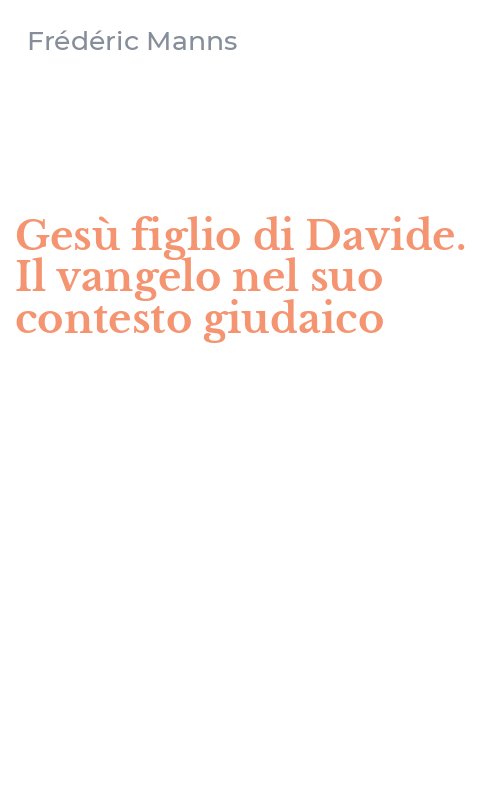 Gesù figlio di Davide. Il vangelo nel suo contesto giudaico