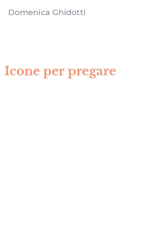 Icone per pregare
