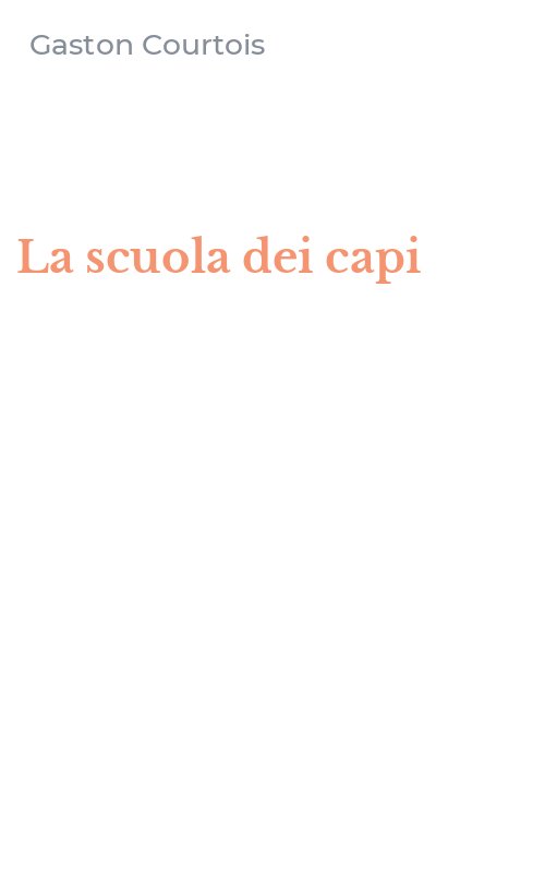 La scuola dei capi