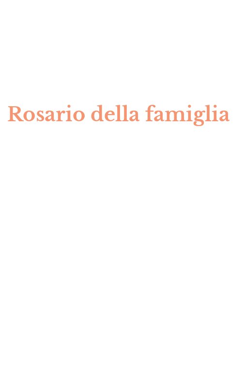 Rosario della famiglia
