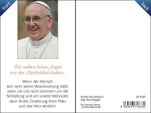 TED PAPA FRANCESCO 7x10,5cm