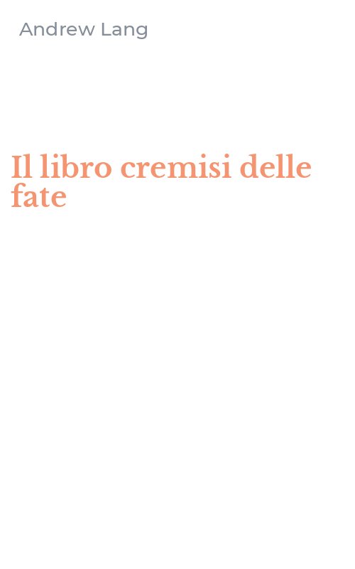 Il libro cremisi delle fate