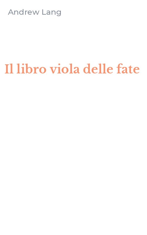 Il libro viola delle fate