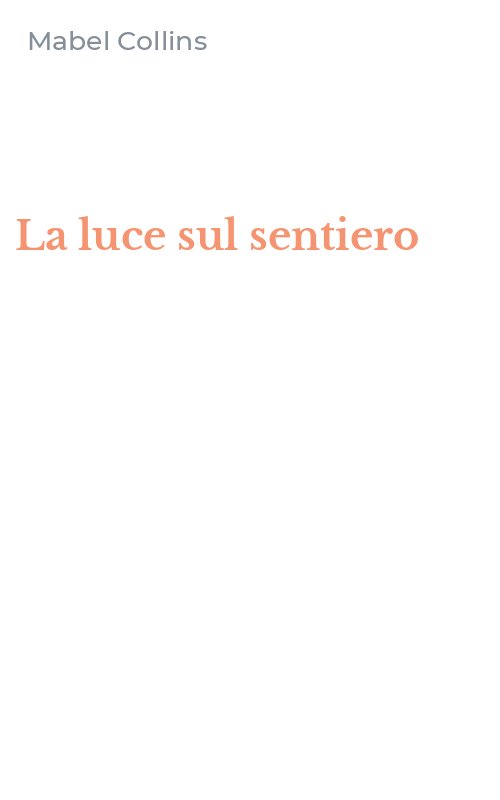 La luce sul sentiero