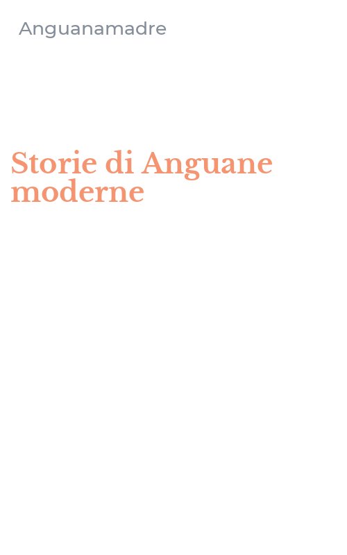Storie di Anguane moderne