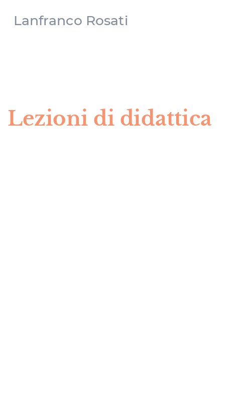 Lezioni di didattica