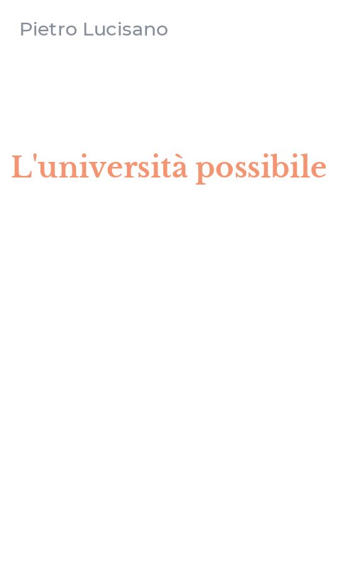 L'università possibile