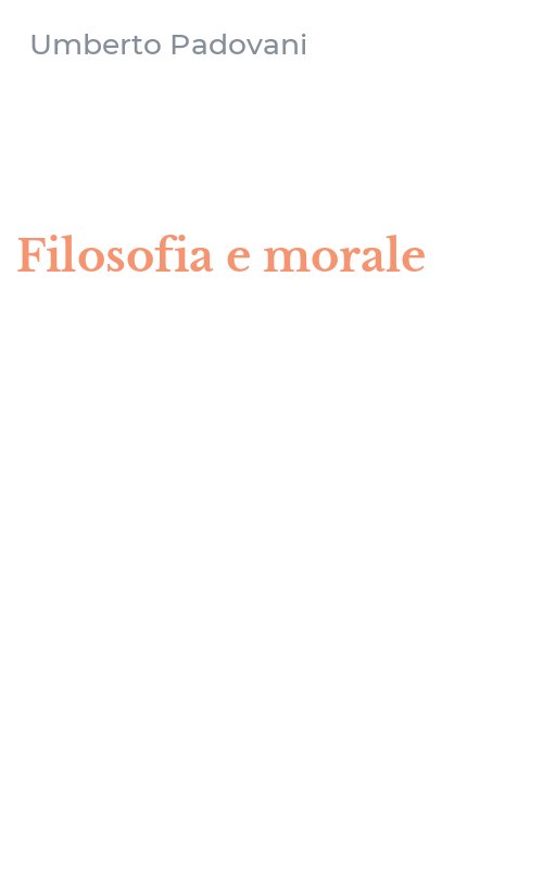 Filosofia e morale