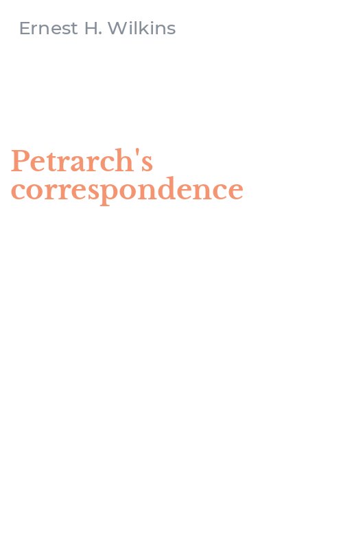 Petrarch's correspondence