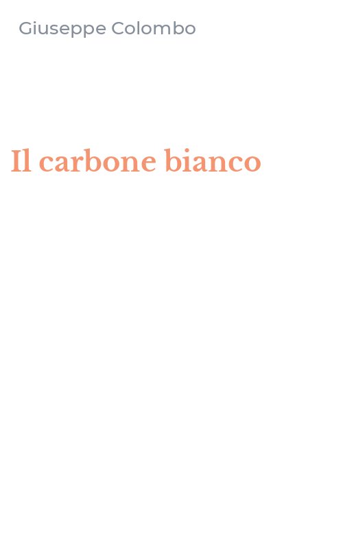 Il carbone bianco