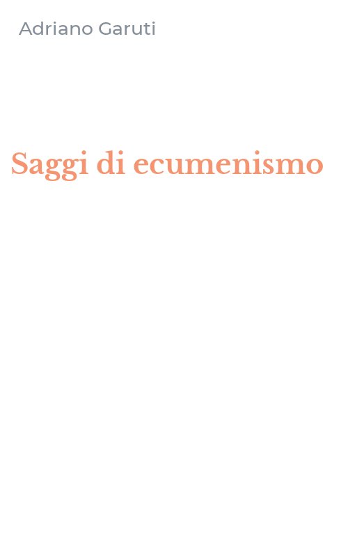 Saggi di ecumenismo