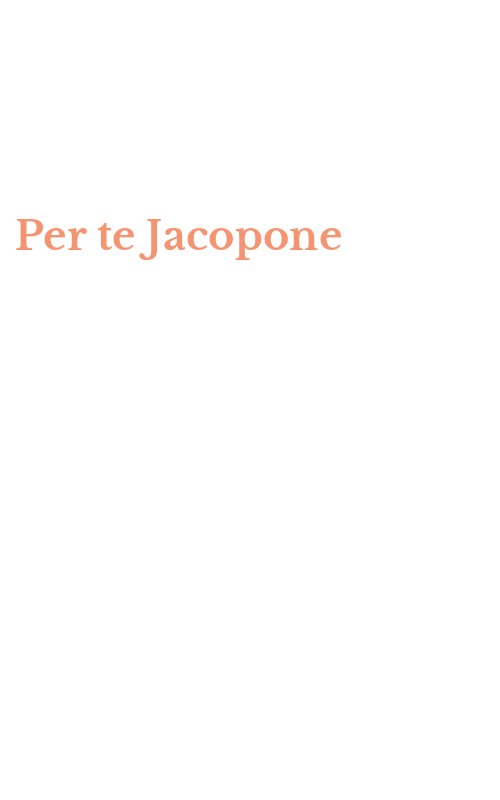 Per te Jacopone