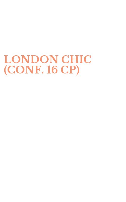 LONDON CHIC (CONF. 16 CP)