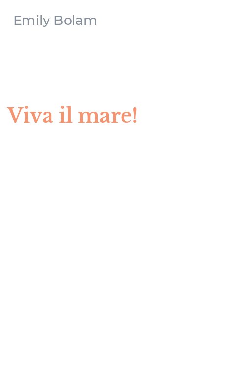 Viva il mare!