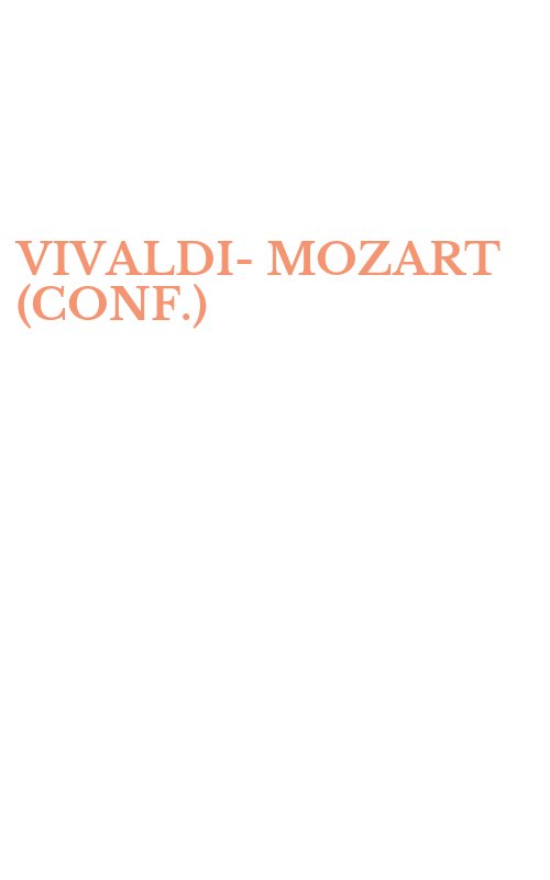 VIVALDI-MOZART (CONF.)
