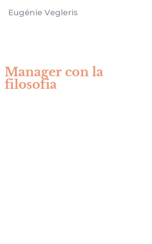 Manager con la filosofia