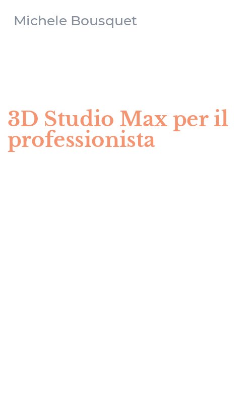 3D Studio Max per il professionista
