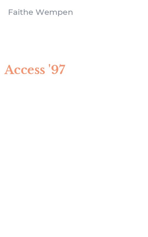 Access '97