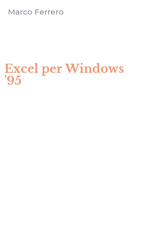 Excel per Windows '95