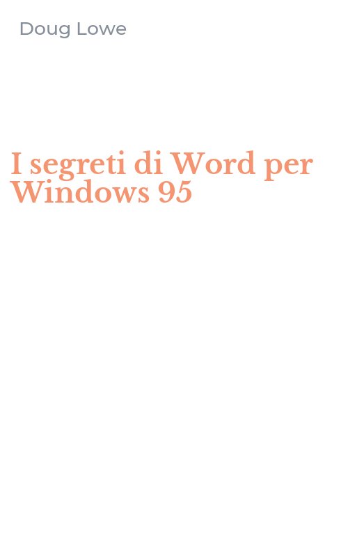 I segreti di Word per Windows 95