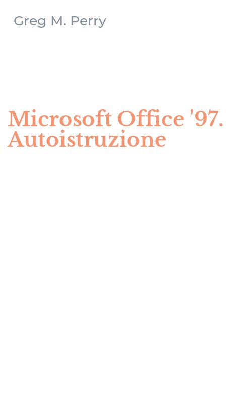 Microsoft Office '97. Autoistruzione