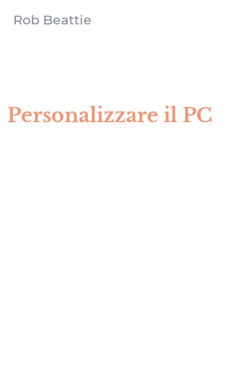 Personalizzare il PC