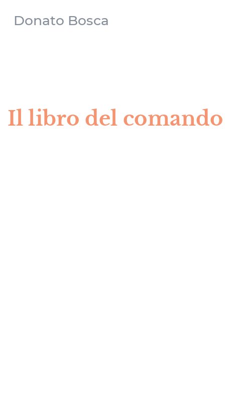 Il libro del comando