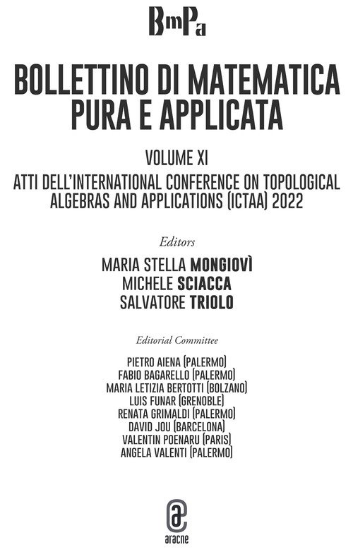 Bollettino di matematica pura e applicata