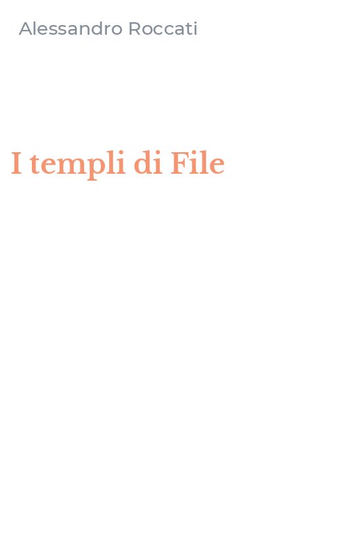 I templi di File