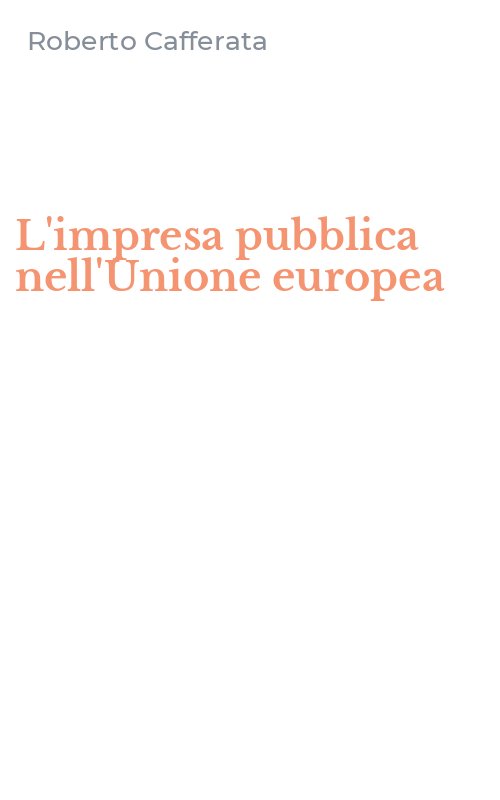 L'impresa pubblica nell'Unione europea