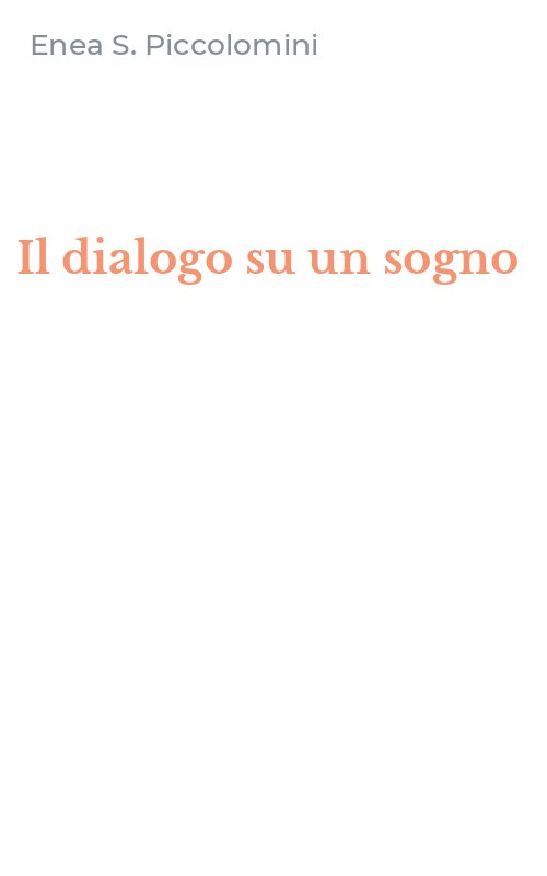 Il dialogo su un sogno