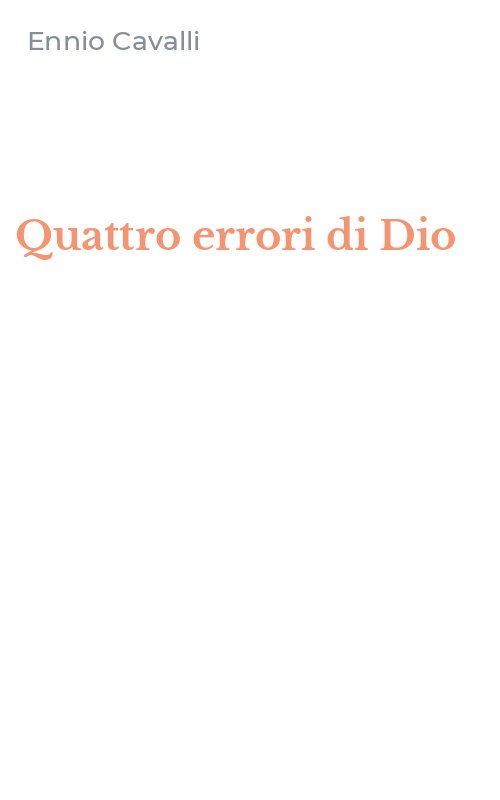 Quattro errori di Dio