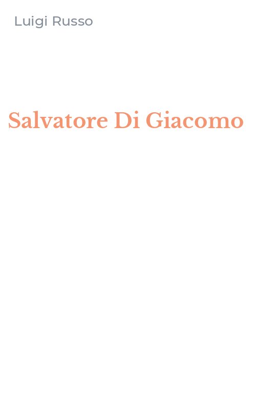 Salvatore Di Giacomo