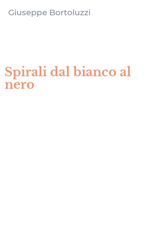 Spirali dal bianco al nero