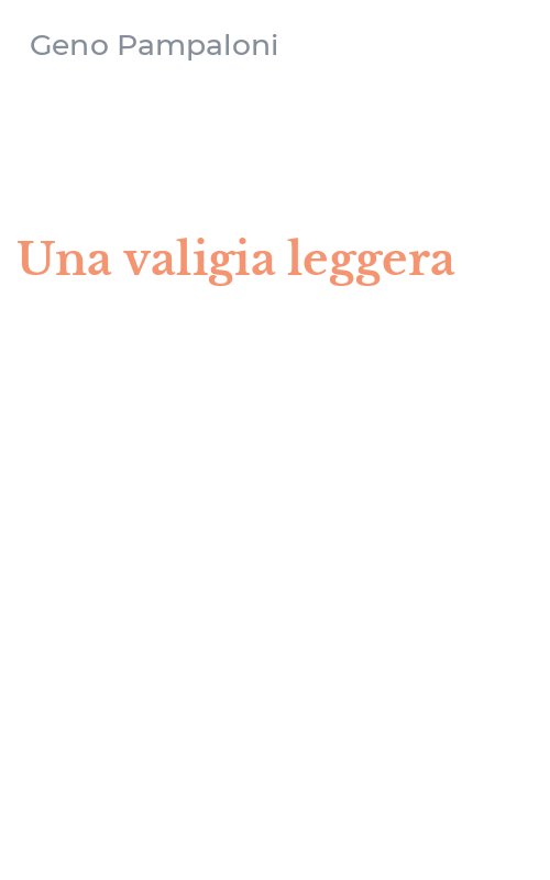 Una valigia leggera
