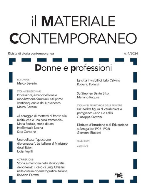 Il materiale contemporaneo. Rivista di storia contemporanea