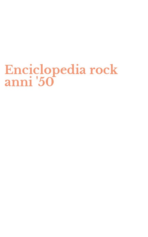 Enciclopedia rock anni '50