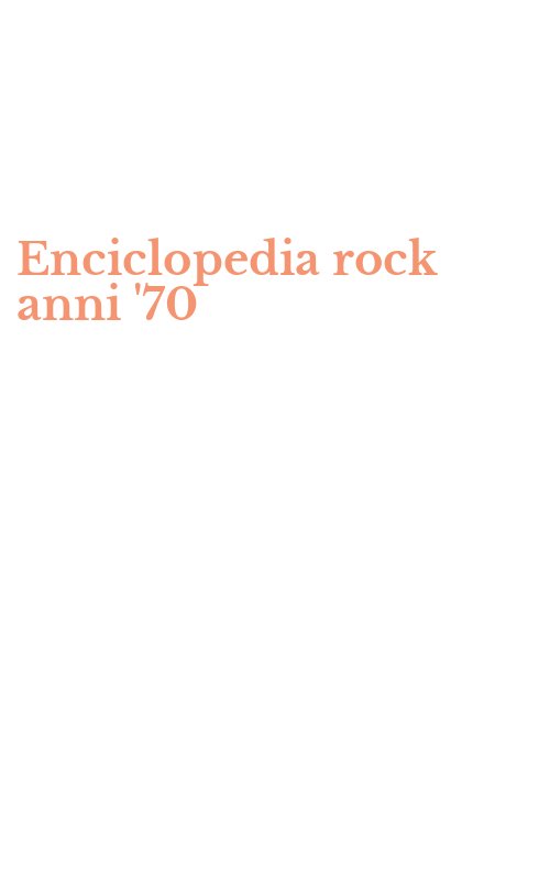 Enciclopedia rock anni '70