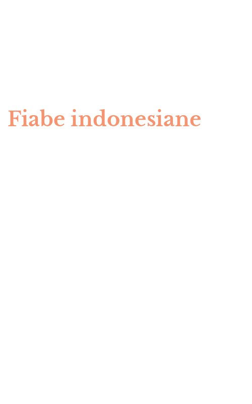 Fiabe indonesiane